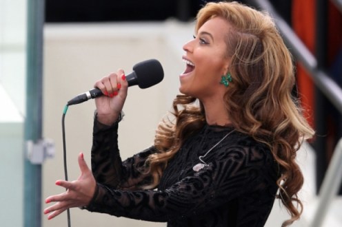 I don't hear noise coming out from her mouth. Do you?