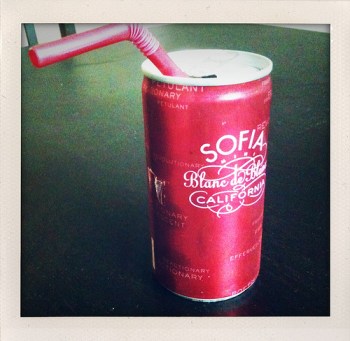 But if it's champgne out of a can we can talk. Am I right Sofia coppola or am I right?