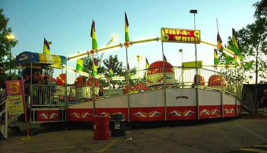 My mom once fell down the ramp on this ride, which I TOTALLY UNDERSTAND NOW.