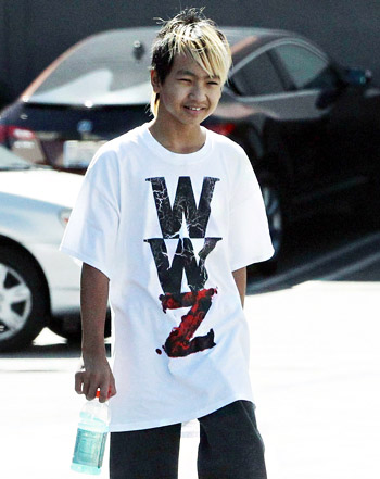 He must go to the colorist as his mama.