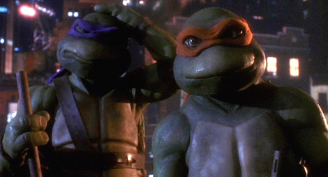 Get over yourself Donatello and Michaelangelo from the 1990 movie. Or is it Raphael and Leonardo? Who the f-- knows. I'm not a 10-year-old movie.